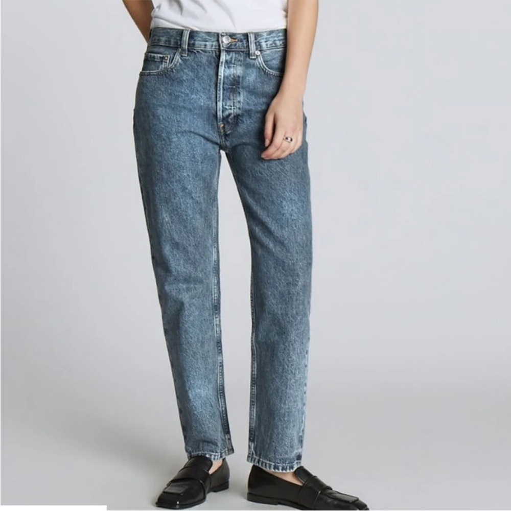 Everlane jeans relaxed straight rigid slouch jeans 25